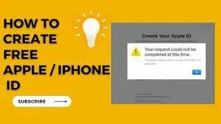 How To Create  Apple id Apple 🍎 🆔 Without Mobile number