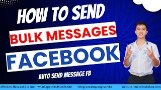 How To Send Bulk Messages On Facebook 2024 | Auto Send Message FB
