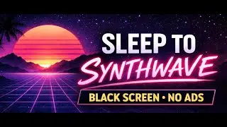 Pulse of Dreams - Synthwave Sleep Track // BLACK SCREEN