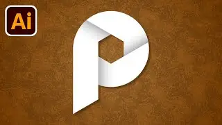 Logo P | Learn logo design | Adobe illustrator tutorials | Shorts | 062