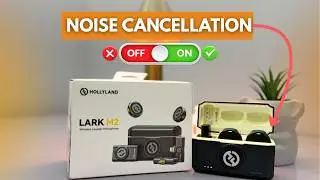 How To Activate Noise Cancellation (ON/OFF) on Hollyland Lark M2 Microphone