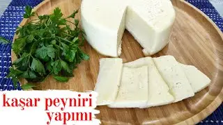 KOLAY KAŞAR PEYNİRİ TARİFİ🧀MAYA YOK❌ KATKI MADDESİ YOK❌ ÜSTELİK KISA SÜREDE YAPTIK💯 Плавленый Сыр