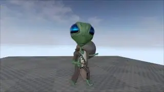 Alien Bounty Hunter - Indie Game Character Model