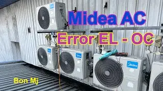 Midea AC error EL-OC | R32 | Single split