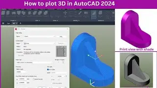 How to make pdf of autocad drawing