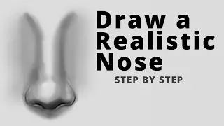 How to Draw a Nose [ Step-by-Step  ]