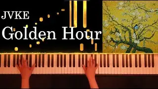 Golden Hour - JVKE (Piano Cover) with Lyrics #GoldenHour #JVKE #PianoCover