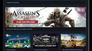 Assassin's Creed III бесплатно на новый год подарок от  Uplay