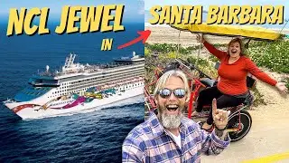 NCL JEWEL Cruise: Best Breakfast in Santa Barbara & Crazy Bike Adventures!!