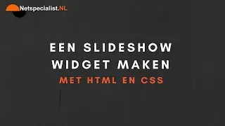 een slideshow widget maken