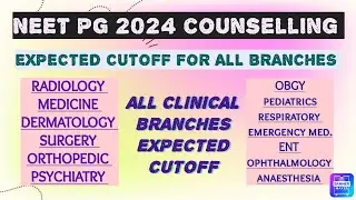 NEET PG 2024 Counselling Expected Cutoff Branch Wise 