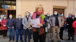 Acto institucional en Abarán contra la violencia de género