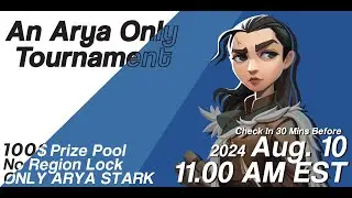 An Arya Only Tournament | Full VOD