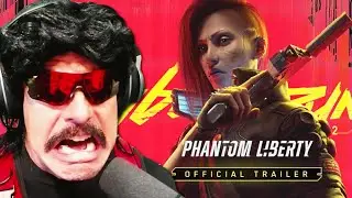 DrDisrespect Reacts to Cyberpunk 2077: Phantom Liberty — Official Trailer