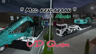 Mod Kendaraan Truck dengan suara Mboiss - UD Quon v1- Bussid 3.7.1