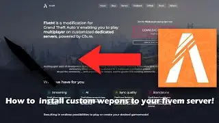 How to install custom weapons to your fivem server.