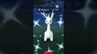 Shiny Amaura is adorable 😍 ✨ || Adventure week pokemon go #anime #games