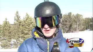 High School Alpine Skiing on Casper Mountain February 20, 2020
