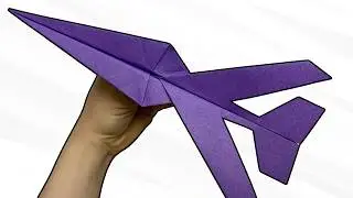 Fabrication facile d'un avion en papier | Explication étape par étape