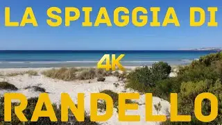 ITALIA BELLA * LA SPIAGGIA DI RANDELLO (4k), Ragusa, Sicilia, Sicily, Italy, drone