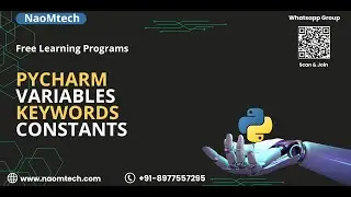 2.Python Tutorial for Beginners|  Python & Pycharm Installation | Variables | Keywords | Constants