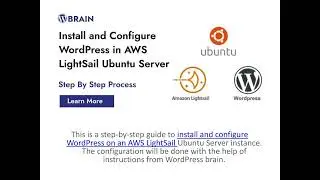 Install and Configure WordPress in AWS LightSail Ubuntu