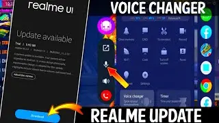 Big Update in Realme device, How to work Voice changer || All Realme device...