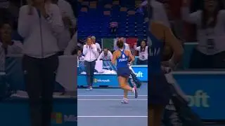 INSANE court coverage from Jasmine Paolini 😮‍💨 