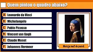 Adivinhe o autor do quadro, parte 2