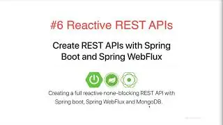 PART: #6 - Functional-based Endpoints - Create REST APIs with Spring boot and Spring WebFlux.