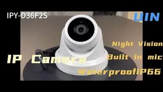 UIN Best Selling  IR Led 6MP/8MP IP PoE Turret Camera IPY-D36F2S