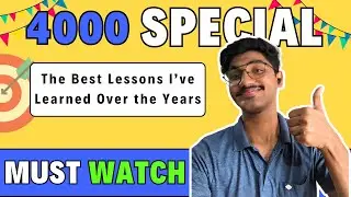 4000 Subscribers Special | Powerful Lessons I’ve Learned 🎯