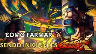 Como Farmar Sendo Iniciante No Anime FIghting Simulator X!