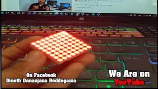 Arduino With 8×8 Dot Matrix On Test | Sinhala
