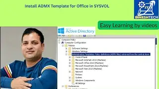 Install ADMX Template for Office in SYSVOL
