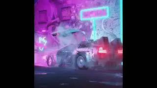 Making of Synthwave Animation