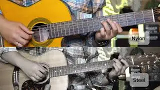 Which one sounds better? Nylon vs Steel string guitar