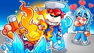 I Became ELEMENTAL GARA to GET my GIRLFRIEND BACK in Roblox Strongest Battlegrounds…