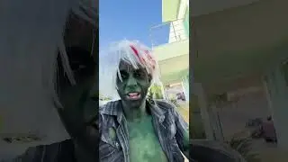 Zumbi Caseiro: Pânico e Risos em Família #leozinho #zumbi #shorts