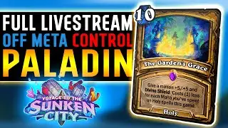 ⭐Control Paladin! NoHandsGamer Legend Stream VOD - Voyage to the Sunken City Hearthstone