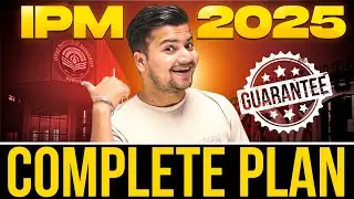 IPMAT 2025 One Year Strategy | Complete 1 Year Study Plan📝| Topper's Strategy to Crack IPMAT💯