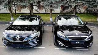 Renault Megane 4 vs Peugeot 308SW. Сравнение C-классников. Псков.