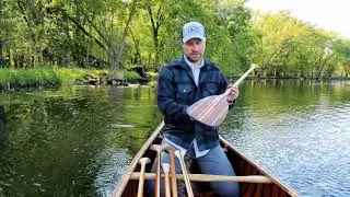 Gillis paddle, by Sanborn Canoe Co.