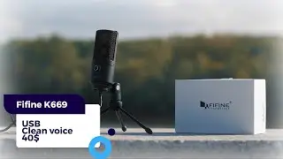 A small review on the Fifine K669 USB microphone + tests (Eng Subs)