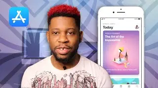 Designing with white space | Apple's App store design.