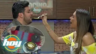 HOY | Galilea Montijo le dio de comer a Paul Stanley en la boquita