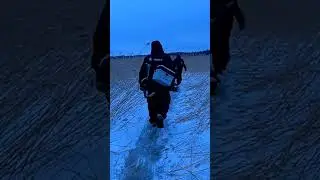 Зимняя рыбалка на Ладожском озере, окунь 