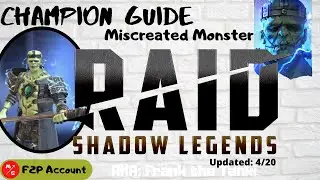 [F2P] | Miscreated Monster Raid Shadow Legends Champion Guide | Best Epic Champion in then Game!