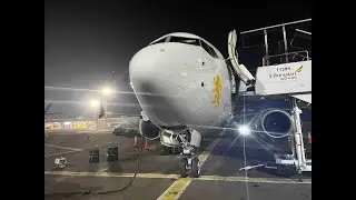 Relaxing watching aeroplane takeoff