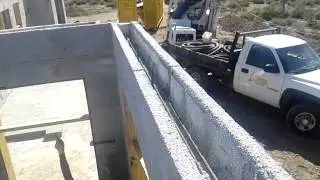 Earth Friendly Block (ICF)  Bond Beam Grout & Bolts
